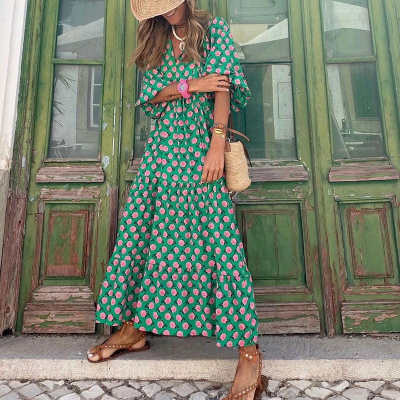 Fließendes Kleid für Damen