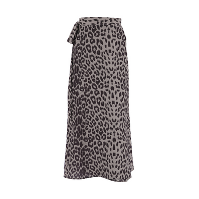 Regina - Rock mit hoher Taille und Leopardenmuster