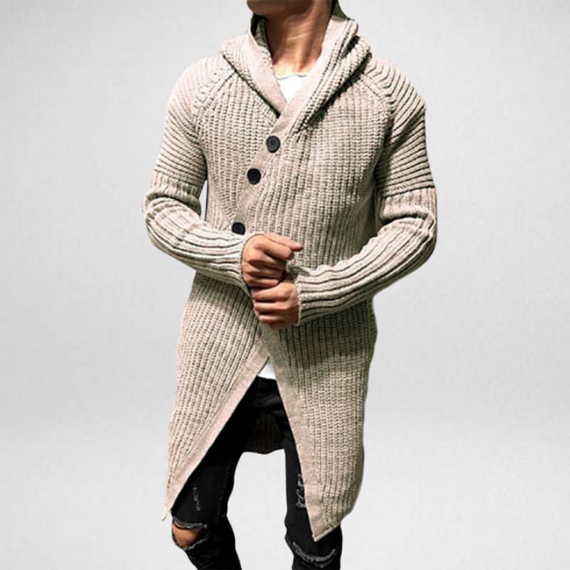 Henrik - Warme Strickjacke aus weicher Baumwolle