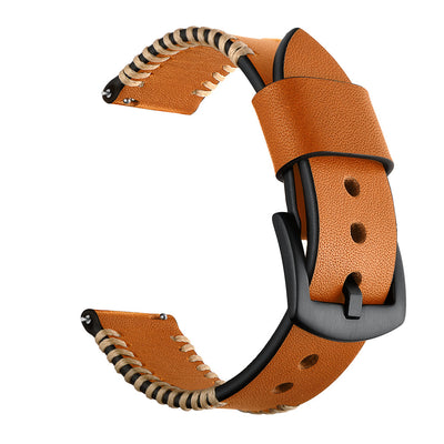 Leder Handgenähter Armband für Samsung Galaxy Watch 4/5/6/7-20mm