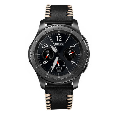 Leder Handgenähter Armband für Samsung Galaxy Watch 4/5/6/7-20mm