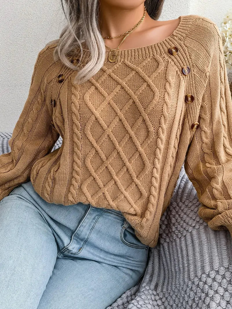Pauline | Stilvoller Strickpullover für Frauen