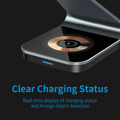 Schnellladegerät 3 in 1 Magnetisches Wireless Charger