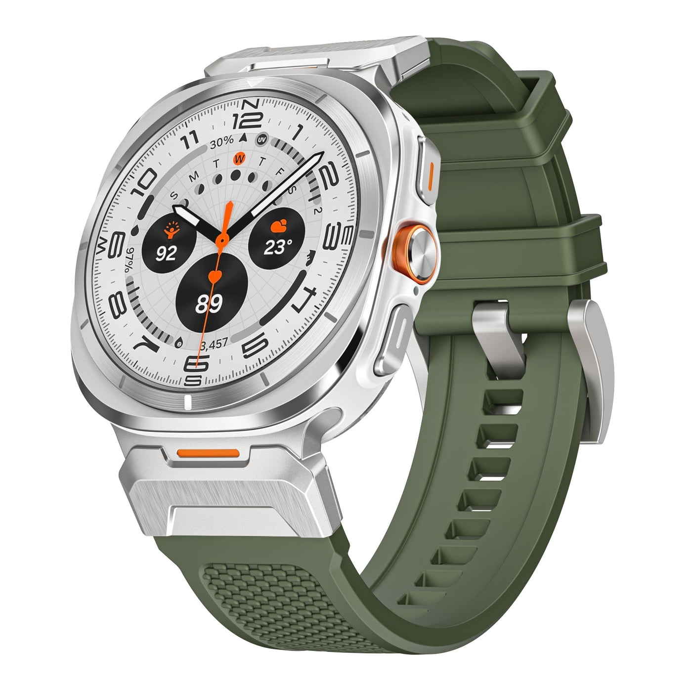 Taktisches FKM-Gummiband für Samsung Galaxy Watch Ultra