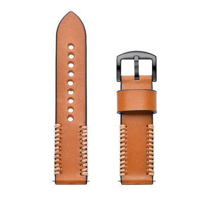 Leder Handgenähter Armband für Samsung Galaxy Watch 4/5/6/7-20mm