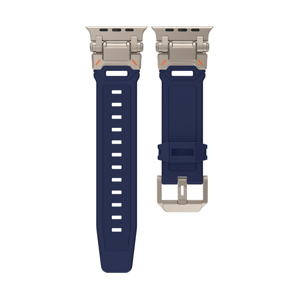 Neues Titan-Metallkopf-Silikonband für die Apple Watch