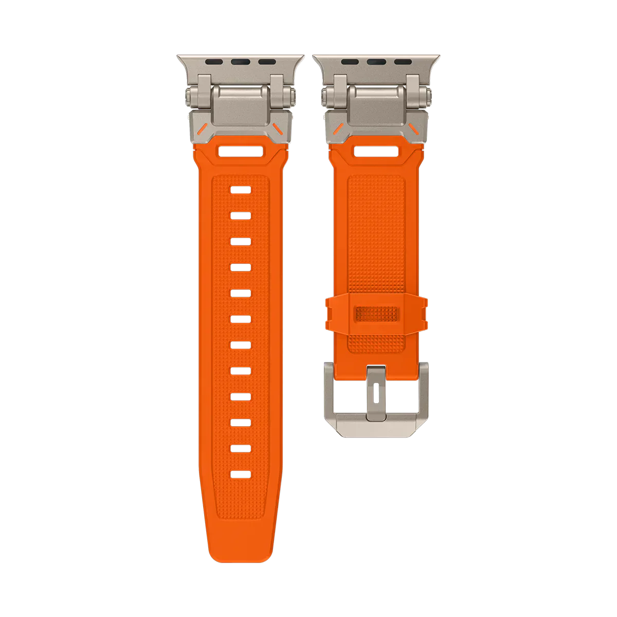 Neues Titan-Metallkopf-Silikonband für die Apple Watch