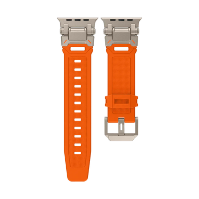 Neues Titan-Metallkopf-Silikonband für die Apple Watch