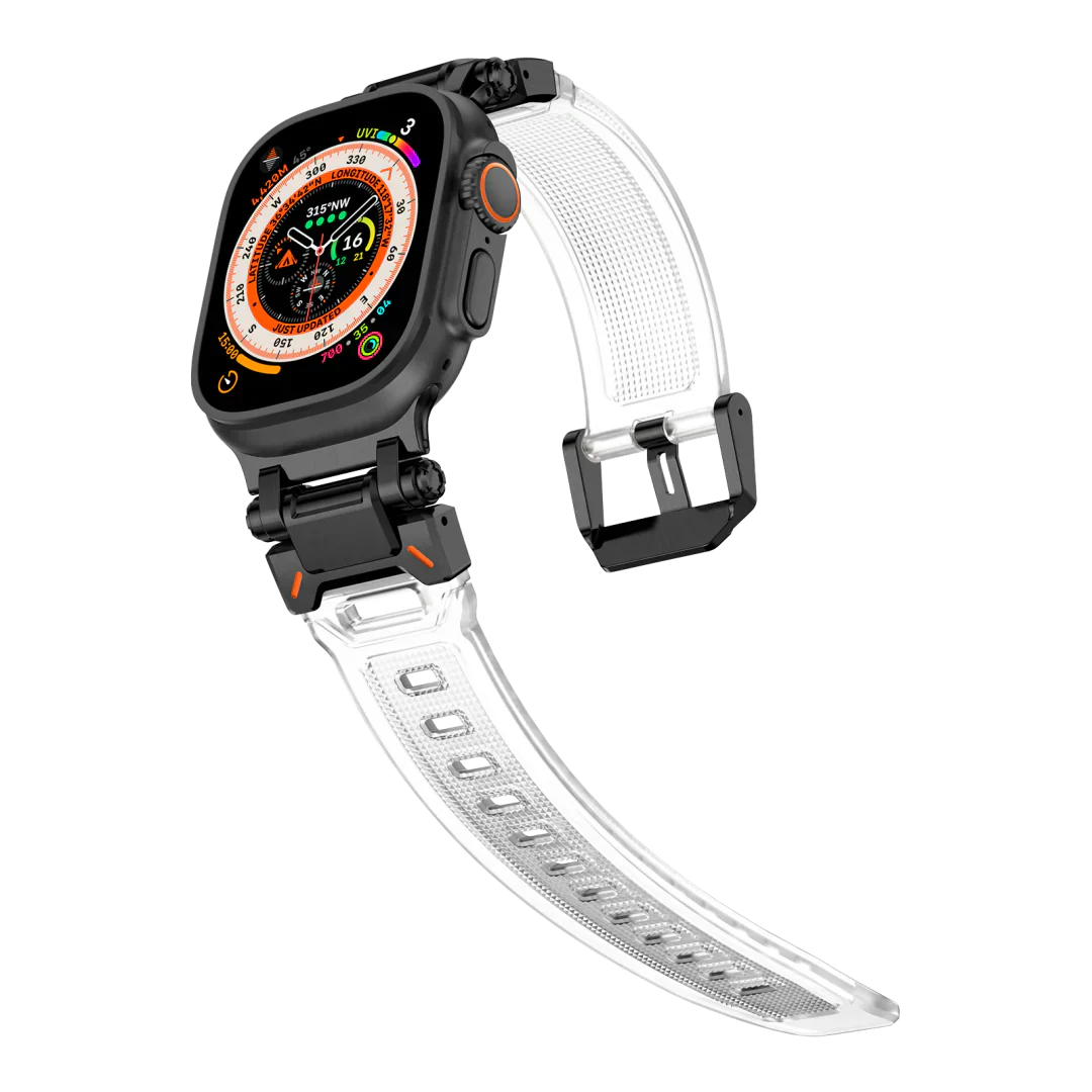 Neues Titan-Metallkopf-Silikonband für die Apple Watch