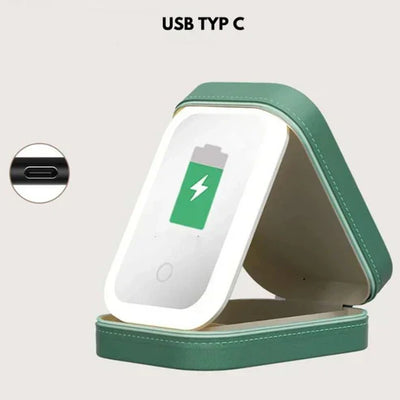 BeautyGlow™ – Tragbare Kosmetiktasche mit LED-Spiegel