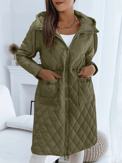 Valentina | Lange Pufferjacke