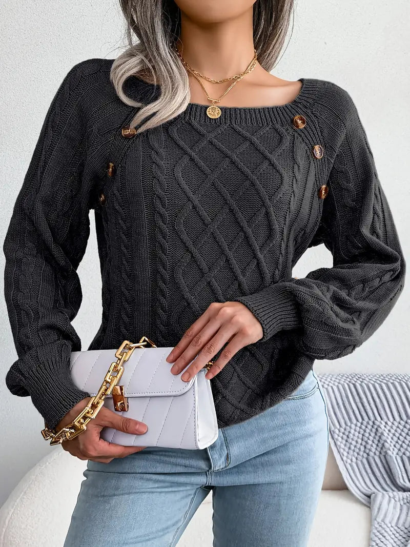 Pauline | Stilvoller Strickpullover für Frauen
