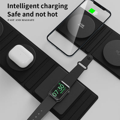 T31-Schnell faltbares 3-in-1 Wireless Charger
