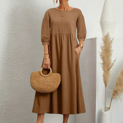 Lucia Bellezza | Elegantes, Luftiges Leinenkleid für Jede Gelegenheit