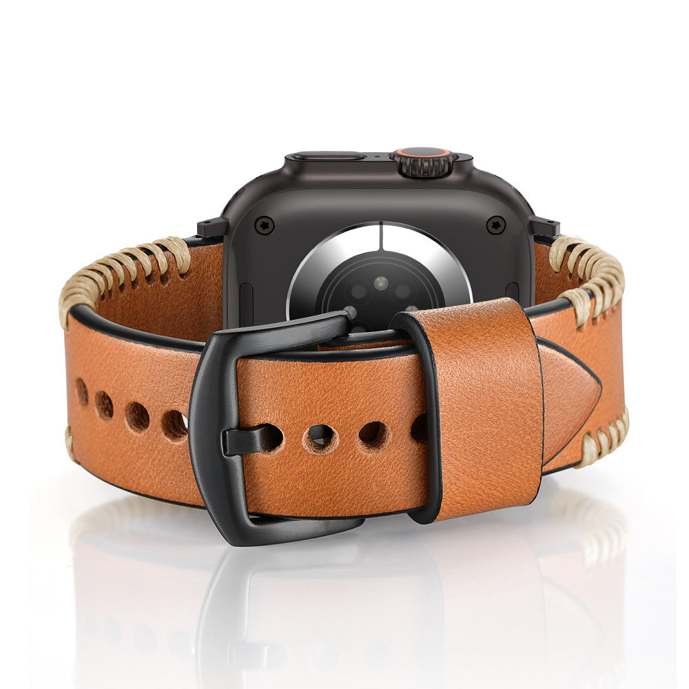 Leder Handgenähter Armband für die Apple Watch