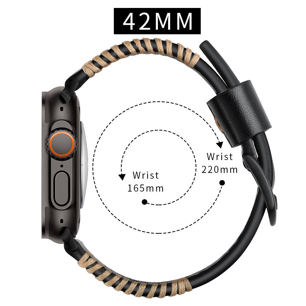 Leder Handgenähter Armband für die Apple Watch