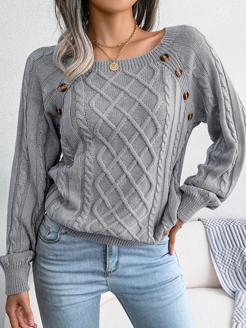 Pauline | Stilvoller Strickpullover für Frauen