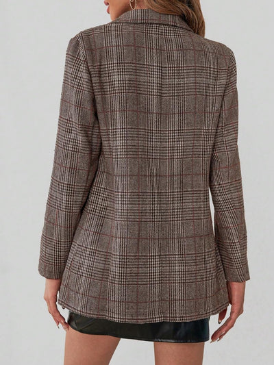 Iris– Casual Karierter Damenblazer