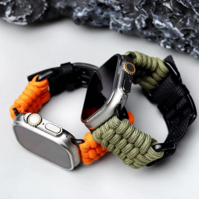 Outdoor Nylon Gewebtes Armband Für Apple Watch