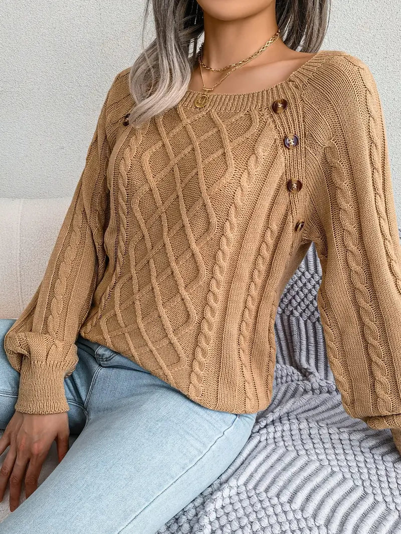 Pauline | Stilvoller Strickpullover für Frauen