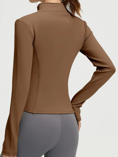 Lexaria | Warmes Fleece Laufjacke Damen Winter Slim Fit