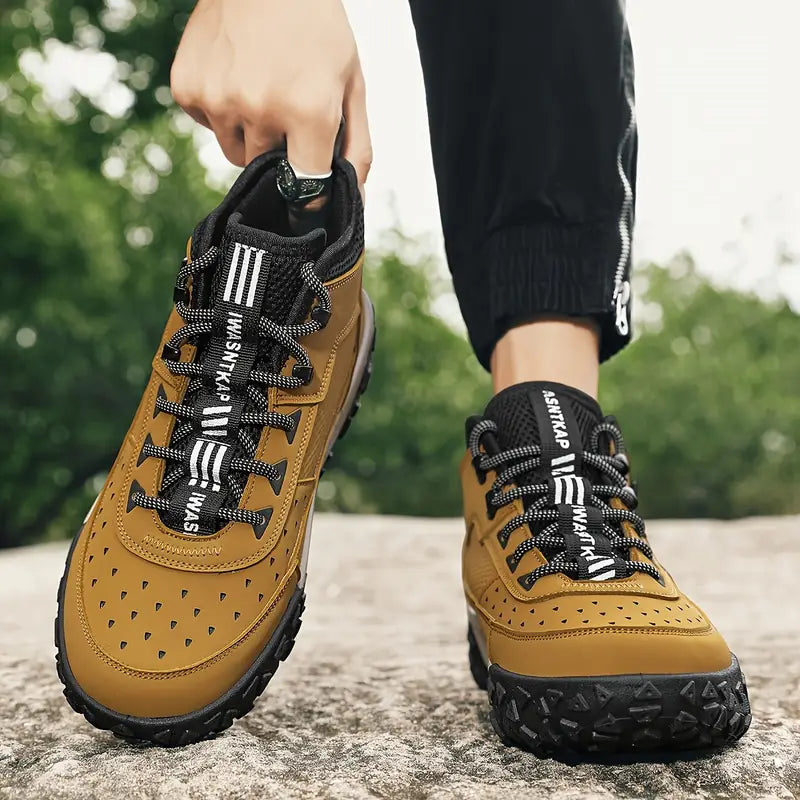 Draußen Wanderschuhe Herren, Wasserfest & Rutschfest