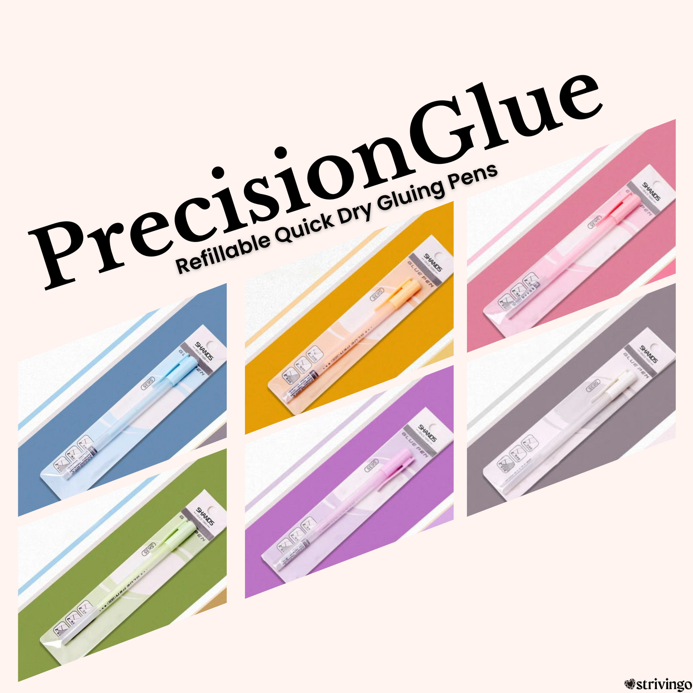 GluePen™ | Precision Glue Nachfüllbare Klebestifte mit Rollerspitze