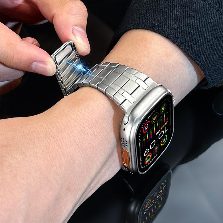 AP Frosted Edelstahl Magnetisches Armband für die Apple Watch