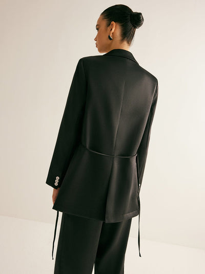 Renate | Double Breasted Blazer mit Feinem Gürtel