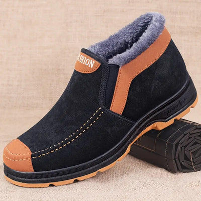 Herren Winter-Sneaker – Warm Gefüttert, Slip-On, Rutschfest