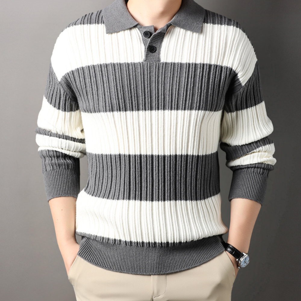 Gestreifter Pullover für Herren