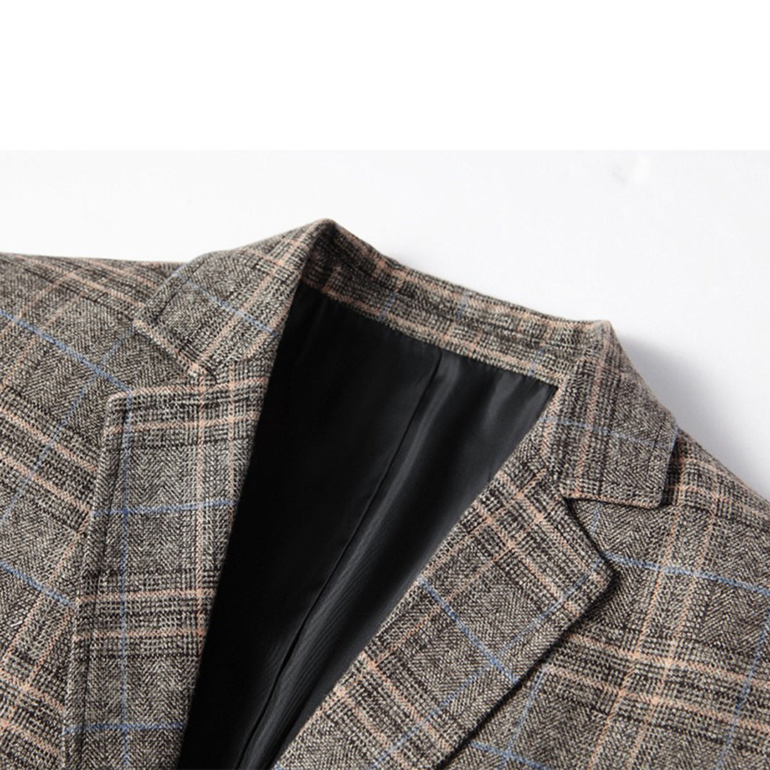 Karierter Blazer für Herren