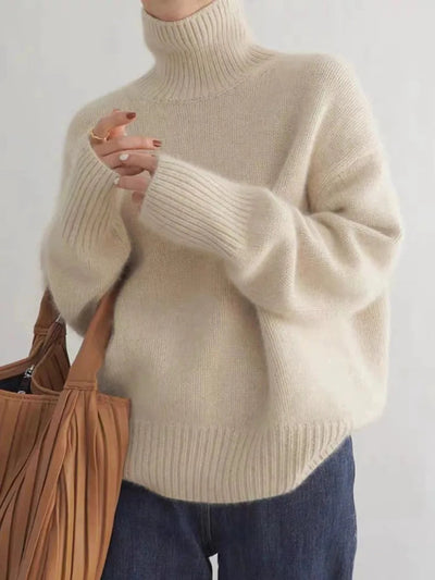 Lena | Bequemer, weicher Rollkragenpullover
