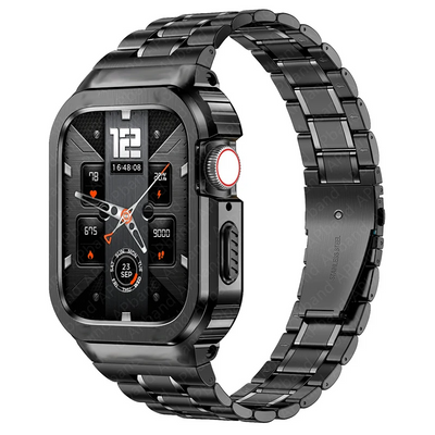 Edelstahlarmband mit Gehäuse für die Apple Watch