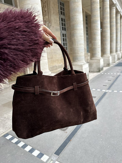 Zella | Luxuriöse Damen-Handtasche aus Wildleder