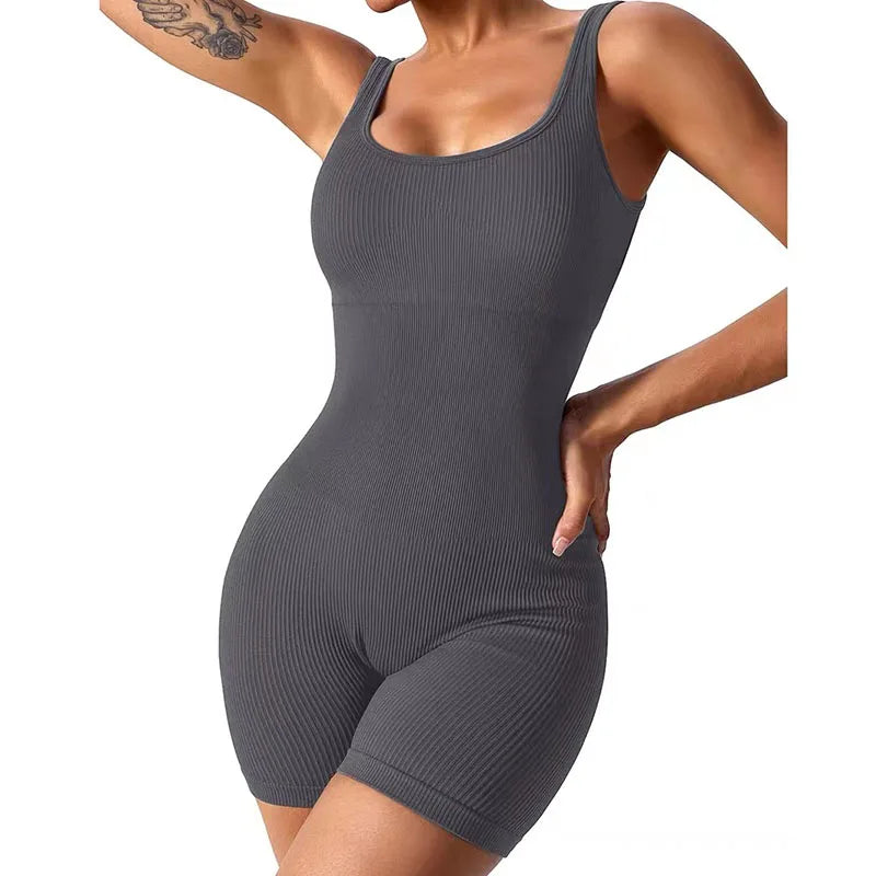 Mia | Nahtloser Yoga-Einteiler