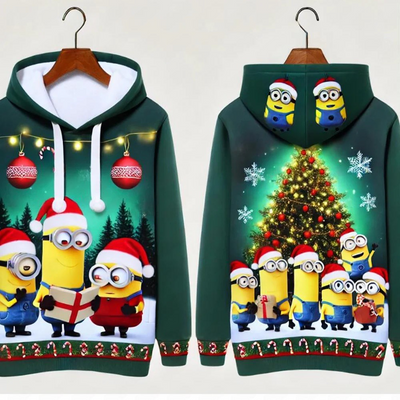 Minion - Weihnachts-Hoodie
