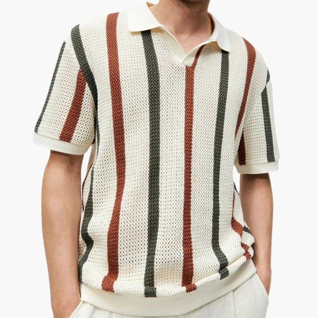 Gestreiftes Polo für Herren
