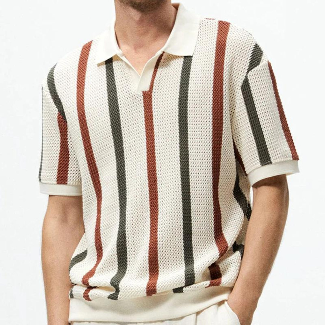 Gestreiftes Polo für Herren