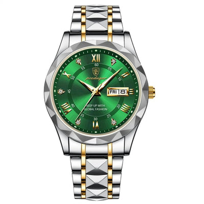 Wasserdichte Luxus-Herrenarmbanduhr von der Top-Marke mit Leuchtfunktion