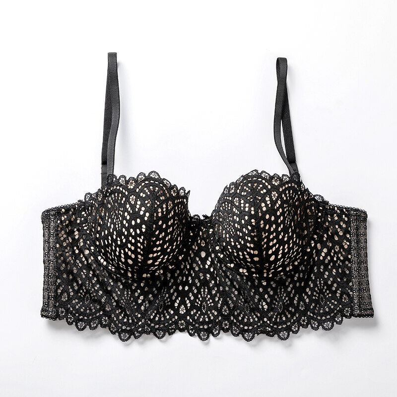 Bardot-BH mit Spitze