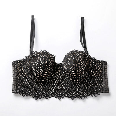 Bardot-BH mit Spitze