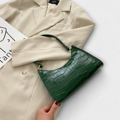 Lora. - Glänzende Ledertasche