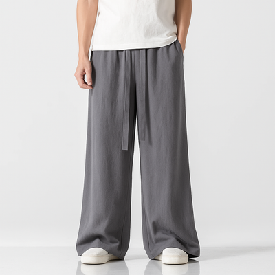 Robert | Leinen Baggy Jeans für Herren