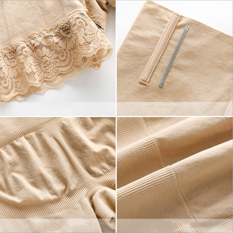 Formende Shorts mit Spitze