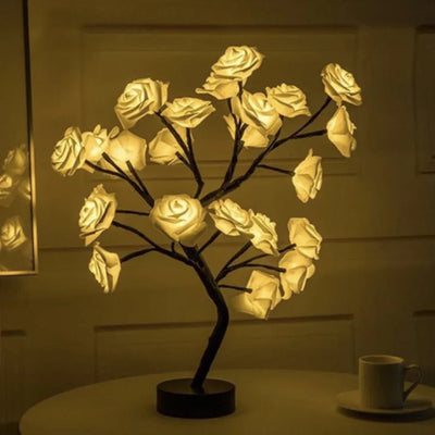 LumiFlower™ – LED-Simulations-Rosen-Tischlampe