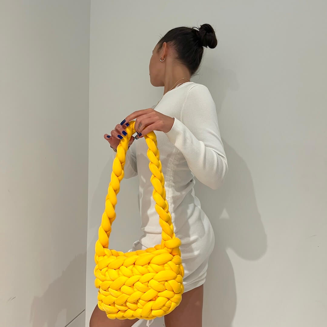 KnitCarry™ | Chunky Knit Tote