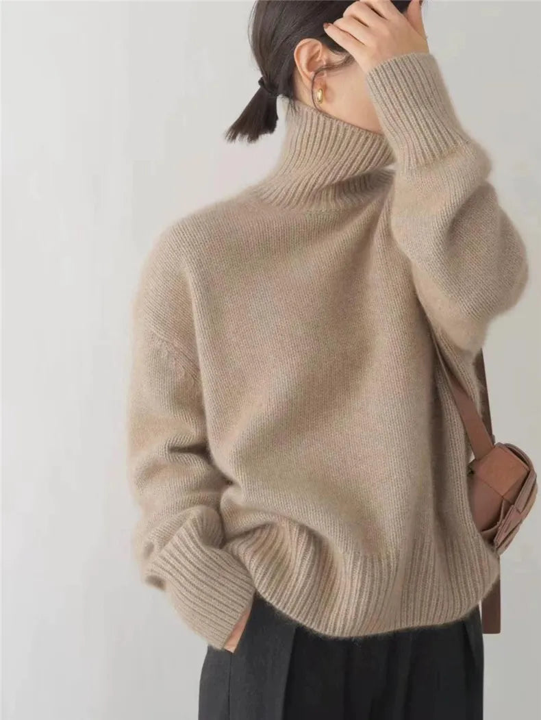 Lena | Bequemer, weicher Rollkragenpullover
