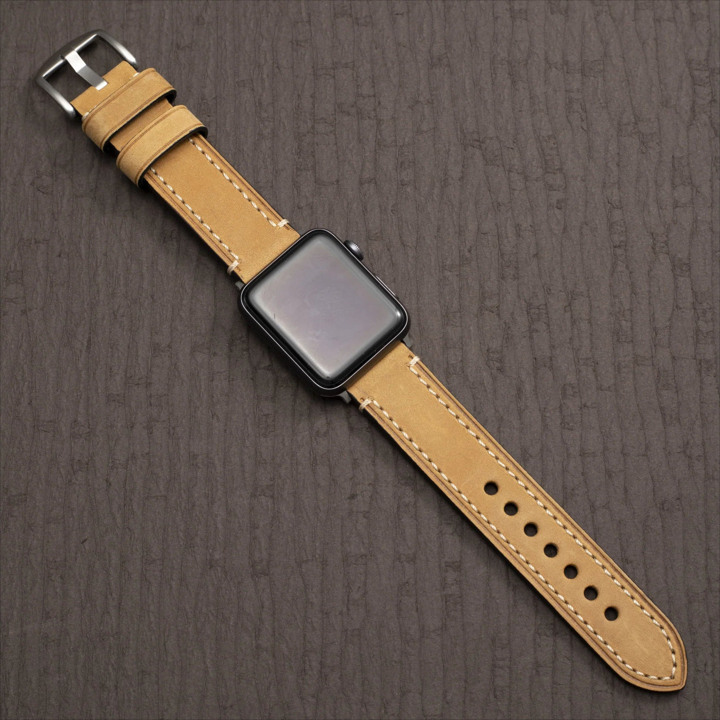 Premium Kalbslederarmband für die Apple Watch