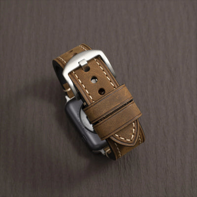 Premium Kalbslederarmband für die Apple Watch